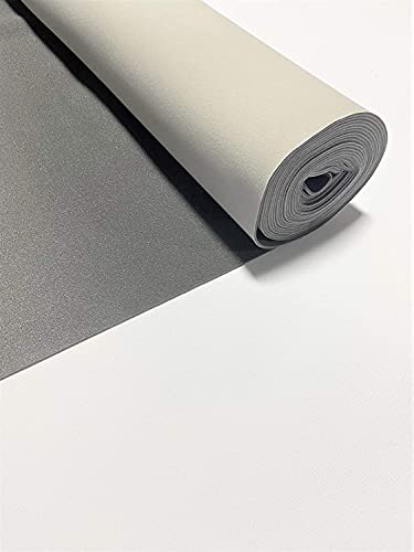 Usa Fabric Store Light Gray Upholstery Auto Pro Headliner Fabric 3/16" Foam Backing 120" Long X 60" Wide #TOP3