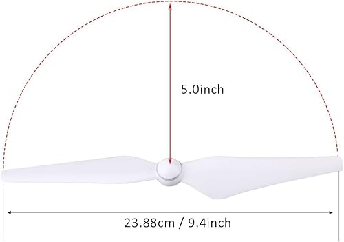 2 Paare 9450S Propellerblätter, Selbstsichernde Drohne Quadcopter Klingen für 4/4 Pro