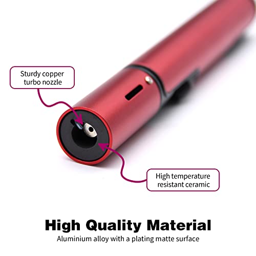 Butane Torch Lighter, 5 Pack/ 10 Pack 6In Refillable Torch Lighter, Windproof Butane Lighter, Adjustable Jet Flame Pen Torch, Pen Lighter For Grill Stove Bbq Candlek Camping(5Pcs, Gas Not Included) #TOP4