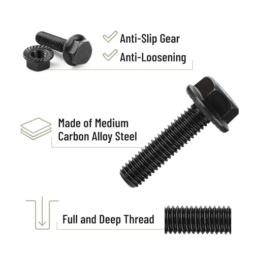 image for Mr. Pen- Nuts and Bolts Assortment Kit, 272 pcs, Black Carbon Steel, G