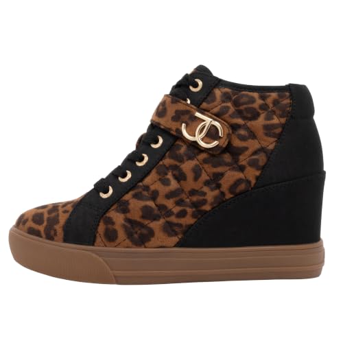 Image of Juicy Couture Women's Platform Wedge Sneakers High-Top Shoes-Journey