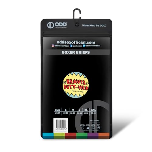 Odd Sox, Beavis and Butthead Men's Boxer Brief Underwear, Fun Prints 6