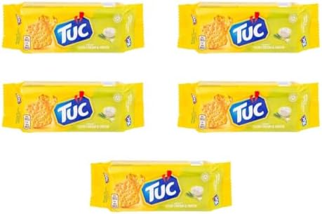 Tuc Biscuit Cracker Light Crunchy Oven Baked Biscuits Cracker 100g | FabFinds Mug (5 Pack, Sour Cream & Onion)