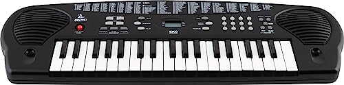 Eko Keyboards - Okey 37 Tastiera 37 Tasti, Tastiera Digitale Portatile 37 Tasti Mini 3 Ottave, 129 Suoni, 100 Stili, Compatta E Leggera, Ideale Per Sc