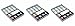 Sparco Combination Lock Cash Box, Steel, 11-1/2 x 7-3/4 x 3-1/4 Inches, Gray (SPR15508) (Pack of 3)