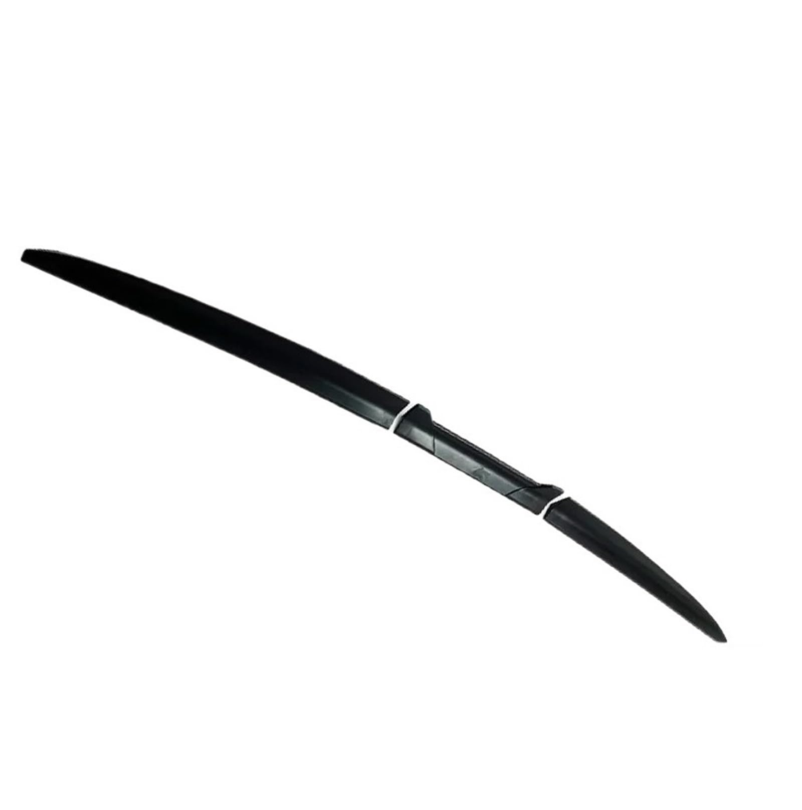 Spoiler samochodowy Perforowany górny środkowy spojler bagażnika Dekoracja bagażnika z górnym skrzydłem Spojler na tylne skrzydło tylny spojler(138CM-black)