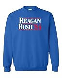 Trenz Shirt Company Reagan Bush '84 Political Campaign Retro Crewneck Sweatshirt President President