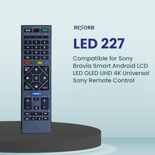 Image of Sony TV Remote Compatible with Sony Bravia Smart 4K LCD LED OLED UHD Android TV Models, Non-Voice Replacement Remote Control LED 227