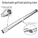 Golf Ball Retriever Golf Ball Picker Upper with Telescopic Pole and Ball Tube Golf Ball Collector Golf Ball Grabber Picker Adjustable Handle Pick Up Tool