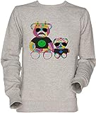 Alta calidad Vendax Arco Iris Oso con Camisas Unisexo Sudadera Gris
