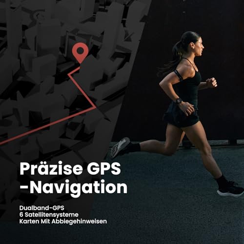 Amazfit Balance 3 GPS-Smartwatch, 48mm 1,5" AMOLED mit Saphirglas, Edelstahlgehäuse, NFC, 21 Tage Akkulaufzeit, Taschenlampe, 64GB, Offline-Karten, 10 ATM, 180+ Sportmodi & HYROX Fitness-Tracker