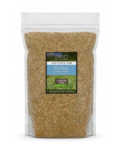 ProTurf Perennial Ryegrass Fine Lawn Seed by Eretz (3lb) - Choose Size! Premium Willamette Valley...