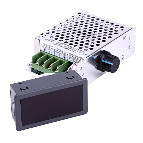 DC DC Controlador de Velocidade de Alta Potência Display Display PoTentiômetro Variável PWM Com Caso