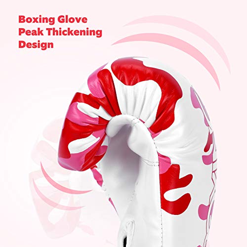 Kids Boxing Gloves, Boxing Gloves For Children 3-9 Youth Boys Girls Toddler Pu Cartoon Sparring Training Boxing Gloves For Punching Bag, Kickboxing, Muay Thai, Mma (Red) #TOP5