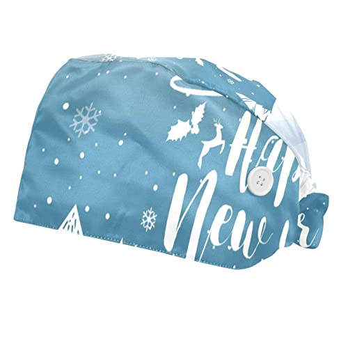 Casquette pour hommes femmes Noël mignon lot de 2 couvre-chefs