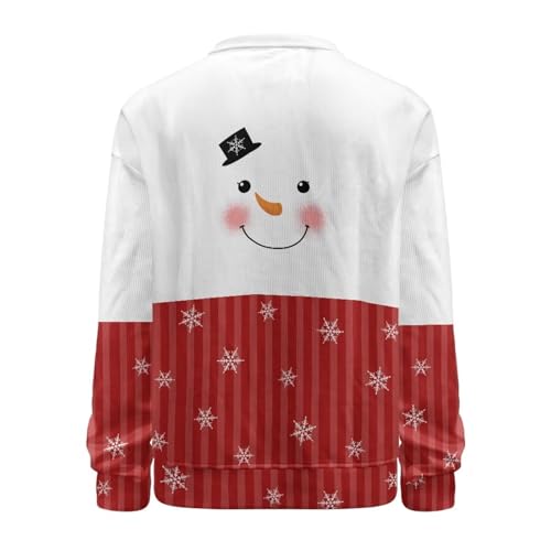 Womens & Mens Crew Neck Sweater Lightweight Sweatshirts Pullover Casual Long Sleeve Sweater2