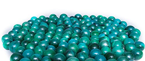 Image of Decorative Glass Marble Kanche Pebbles for Decoration & Kids Playing Kanche /goli Glass Marbles(Green 480 Gram)
