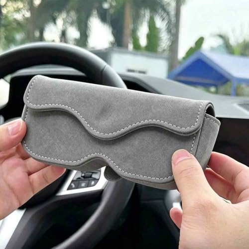 Image of 1 PCS Sunglass Holder for Car, Automotive Eyewear Storage Case, Compact Car Interior Accessories for Driving Convenience