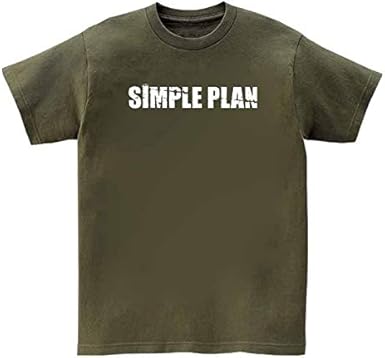 Amazon | シンプル プラン バンド ロック パンク メタル 半袖Tシャツ