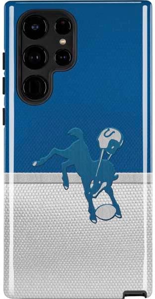 Skinit Impact Phone Case Compatible with Galaxy S24 Ultra - Officially Licensed NFL Indianapolis Colts Camo Design