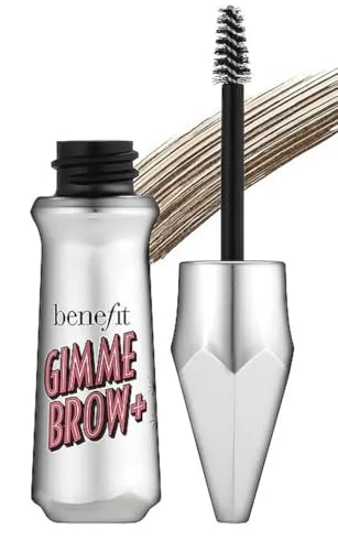 Benefit Gimme Brow Volumizing Fiber Gel, Warm Deep Brown 4, Mini, 0.03 oz