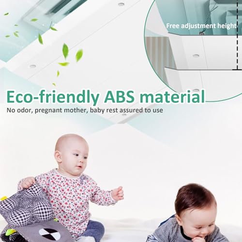 Déflecteur de ventilation suspendu et lavable à hauteur réglable