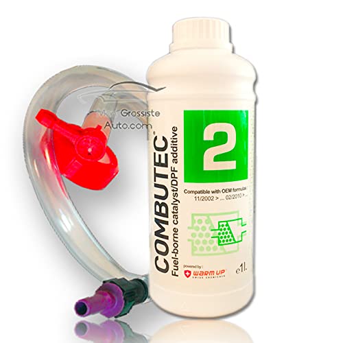 WARM UP Additif FAP Cérine 176 ou INFINEUM 7995 Vert kit de remplissage Combutec 2 1 Litres Cover