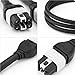 YIBEICO 1.0 Meter Dynamic Joystick Bus Cable for Invacare Power Wheelchair, SPJ+ Joystick Bus Cable for Invacare Power Chairs