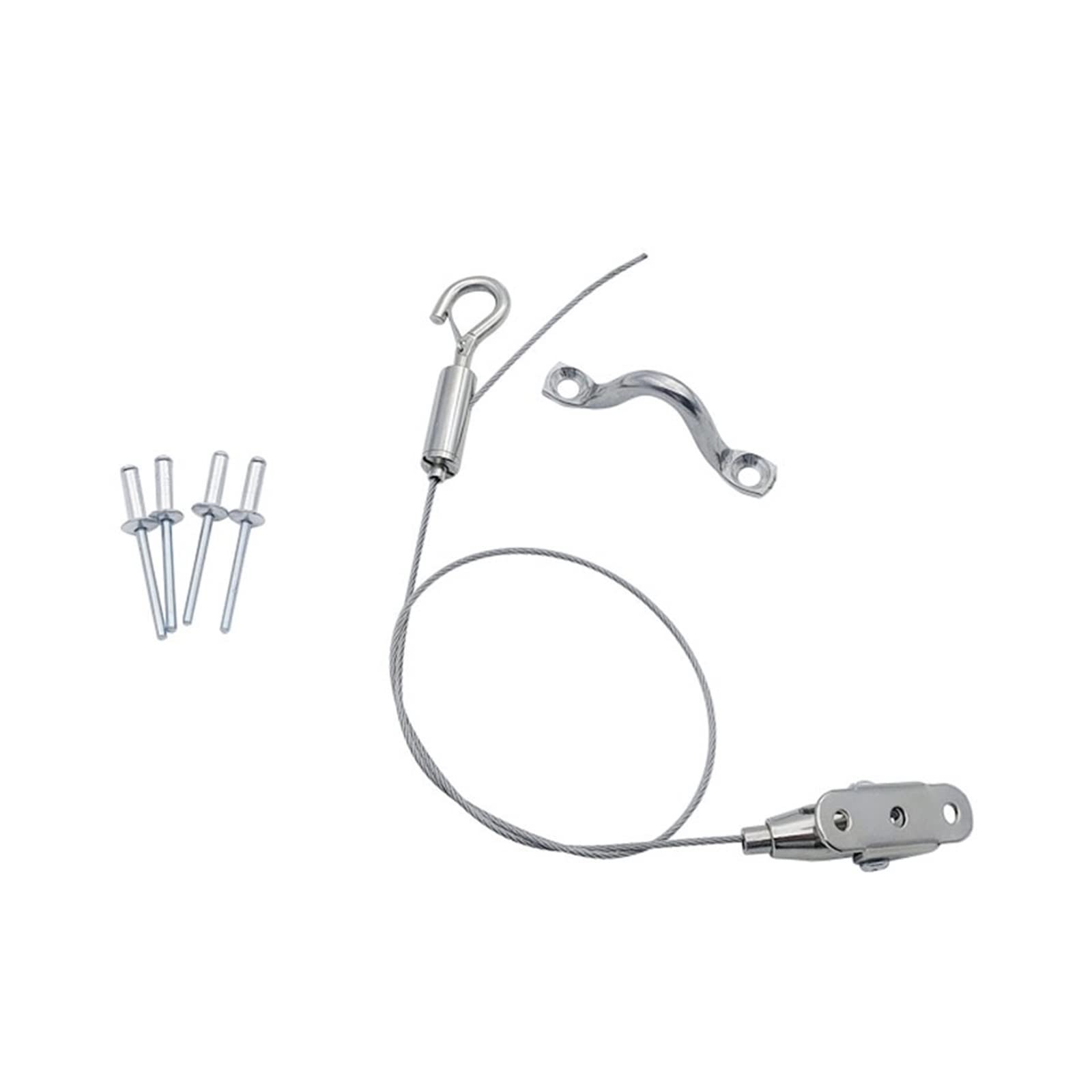 Mjfvn One Color Rv Hatch Accessories Caravan Storage Box Hatch Door Pull Motorhome Hatch Door Oblique Pull Wire Rope