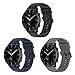 Bexido Cinturino per Amazfit GTR 3/GTR 3 PRO/GTR 2/GTR 2e/GTR 47mm/Amazfit Stratos/Stratos 2/Stratos 3/Pace, [3 Pezzi] 22mm Cinturino di Ricambio in Silicone Sportivo Braccialetto