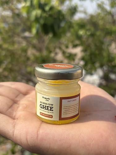 Image of Originally Desi A2 Desi Cow Ghee (50 ml)| Traditional Bilona Churned | Cultured Ghee | Cow Milk Ghee | Free Grazed Desi Cows | Pure, Organic & Natural | Lab Tested