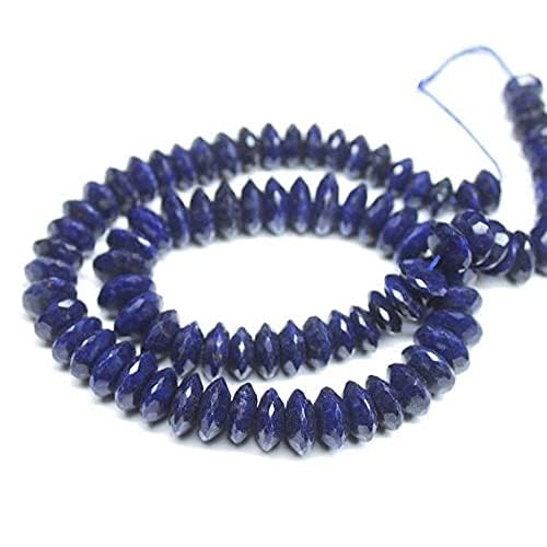 Saphir bleu naturel perles authentiques pour réparer et sublimer vos colliers ternes
