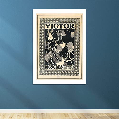 Póster de Victor Bicycles por William Henry Bradley, Spiffing Prints mediano sin marco 4