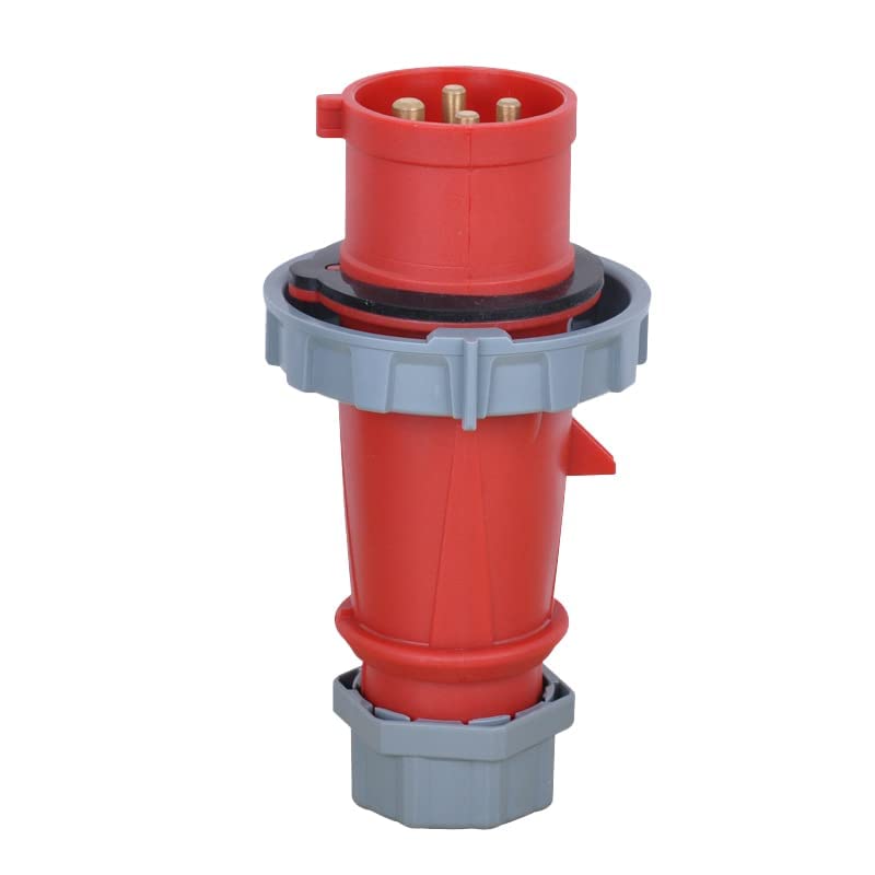 IEC60309 Waterproof Industrial CEE Connector Plug 4Pin 16A 400V 3P+E IP67