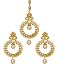 Bindhani Wedding Bridal Indian Pakistani Mang (Maang) Tikka (Tika) With Earrings Set For Women