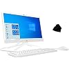 2022 Flagship HP 21.5″ All-in-One Desktop Computer | Celeron J4025 | 4GB RAM | 128GB SSD | FHD | Windows 10 | 22-dd0224c | Wired Keyboard and Mouse | with Kwalicable™ Microfiber Cleaning Cloth