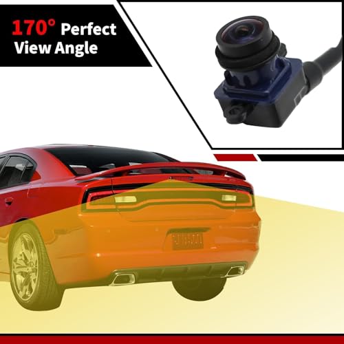 Image of Nakkaa Rear Vehicle Backup Camera Compatible with 2011-2014 Chrysl-300 /Charger Replace 56054058AH 56054058AD