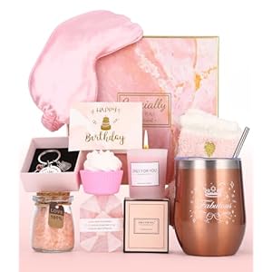 Verjaardagscadeau voor vrouwen, cadeau vriendin verjaardag, geschenken voor vrouwen verjaardag, met wijnbar roestvrij staal, Valentijnsdag moederdag, zus, moeder, beste vriend verjaardagscadeau set