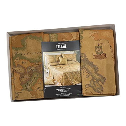 Completo Lenzuola Copriletto Geo Classic Alviero Martini Matrimoniale