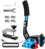 Upgraded Freno de Mano USB con Base Fija y Accesorios para PS4/PS5 Logitech G29 & PC Logitech G27 / G29 / T300 FANATEC, Profesional, Adaptable y Ajustable