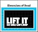 Sticker Connection | Lift It Fat Girls Can't Jump | Bumper Sticker Decal for Car, Truck, Window, Laptop | 2