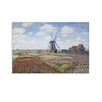 Amazon.co.jp: 画家クロード・モネ 世界名画オランダのチューリップ畑