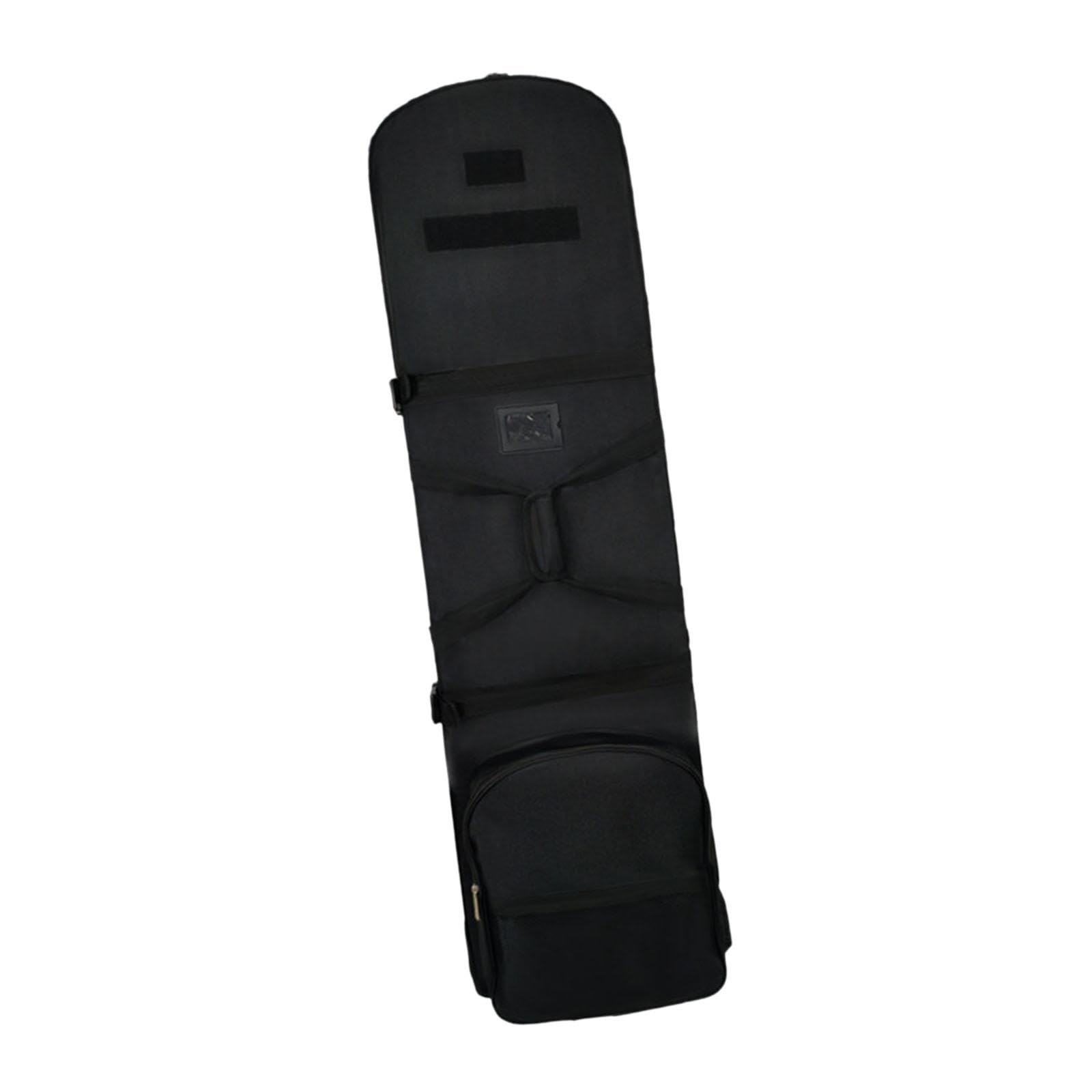 Menolana with Wheels Golf Travelling Bag Solid Base Large Capacity Nylon Glove Pocket Golf Aviation Bag Golf Club Carrier for Airlines, Black