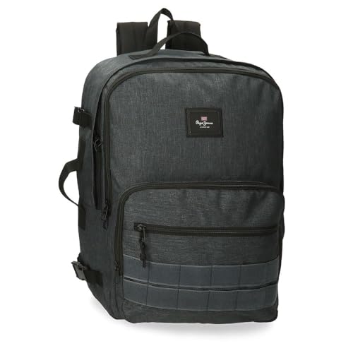 Pepe Aris Evergreen Zaino da Cabina per Portatile 15.6 31 x 44 x 20 cm by Joumma Bags jeans denim poliestere