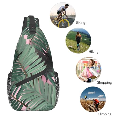 Mochila cruzada bandolera negra LHBWCVN miniatura 6