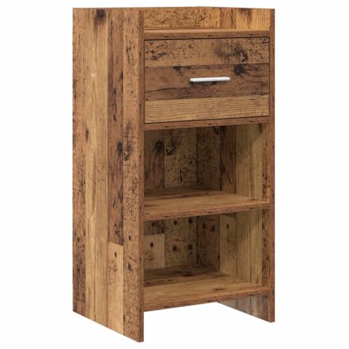 Aparador de madera vieja resistente de diseño moderno con amplio almacenamiento vertical 2