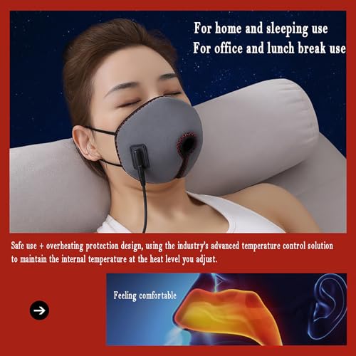 Masque nasal chauffant contre l'inconfort pour mieux respirer à la maison - 4