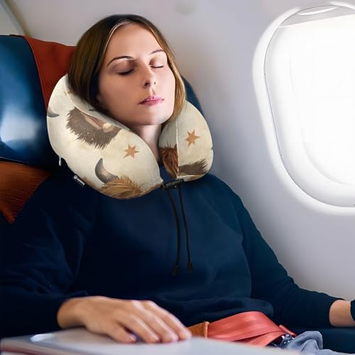 Almohada viscoelástica compacta para viaje cuello miniatura 6