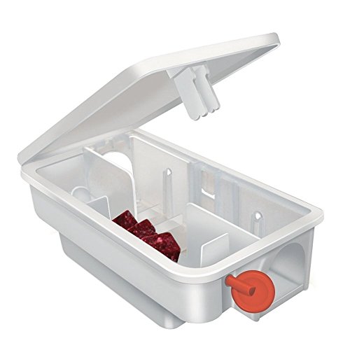 STV International Ultra Power Block Bait² Rat Killer Station, Transparent, 7.5 x 13 x 23.5 cm