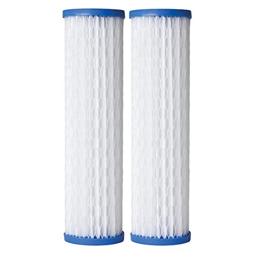 Image of AO Smith 2.5 inchx10 inch 40 Micron Sediment Water Filter Replacement Cartridge - 2 Pack - NSF /ANSI 42 Certified - For Whole House Filtration Systems - AO-WH-PRE-RPP2